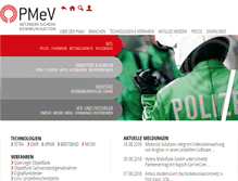 Tablet Screenshot of pmev.de